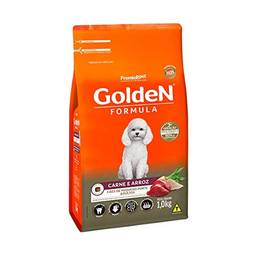 Ração Golden Fórmula Mini Bits Para Cães Adultos Pequeno Porte Sabor Carne E Arroz, 1Kg Premier Pet Para Todas Pequeno Adulto,