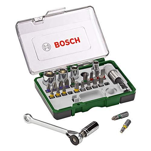 Kit de Pontas e Soquetes Bosch para parafusar com 27 unidades