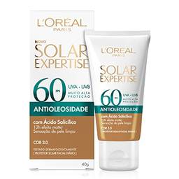 Protetor Solar Facial L'Oréal Paris Solar Expertise Antioleosidade Fps60 Cor 3.0 Média 40G