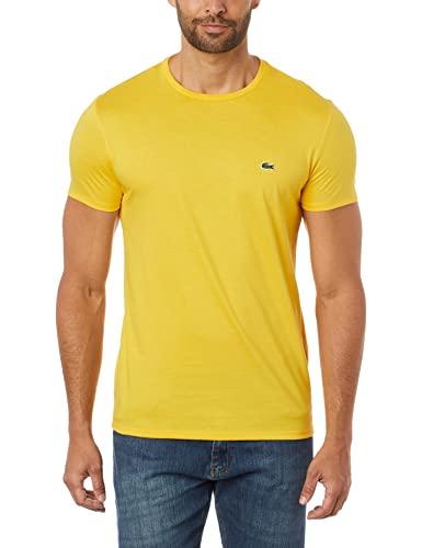 Lacoste, Clássica, Camiseta, Masculino, Amarelo, P