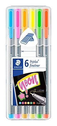 Caneta Pen Brush Newpen Pincel 6 Cores Neon Yasmin Galvao 17.072 28497