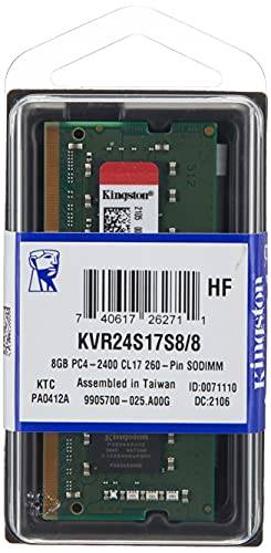 Memória para Notebook DDR4 8GB 2400MHz Kingston Value CL17 KVR24S17S8/8