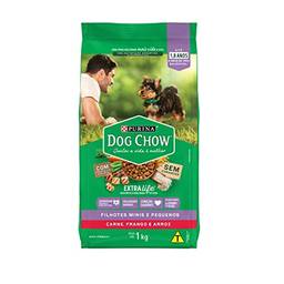 Ração Dog Chow para Cães Filhotes de Raças Pequenas Sabor Frango e Arroz - 1kg Purina para Todas Pequeno Filhotes - Sabor Frango