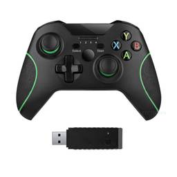 SZAMBIT Controle Sem Fio para Xbox One,Controlador de Jogos Sem Fio 2.4G com Dupla Vibração,Joystick de Design Ergonômico, Bluetooth Remote Joypad para Xbox One/Xbox Series X/PS3/PC,Preto