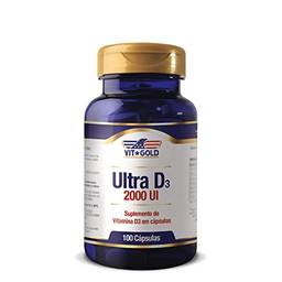 Vitamina Ultra D3 2.000 Ui 100 Vitgold 100 cápsulas