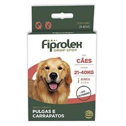 Fiprolex Drop Spot Ceva para Cães 21 a 40kg 2,68ml
