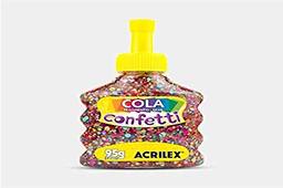 Cola Confetti, Tutti-Frutti, 95 g, Acrilex