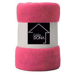Cobertor Casal Manta Microfibra Fleece (Pink)