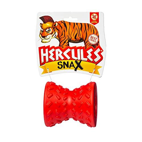 Brinquedo para Cachorro Hercules Ampulheta Porta Petisco SnaX Bacon, GermanHart, Vermelho, Único