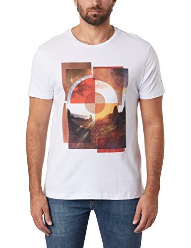 Camiseta Estampa Horizon (Pa),Masculino,Branco,GG