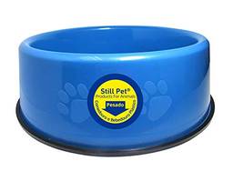 Comedouro e Bebedouro Pesado Pequeno, 750ml Azul Tudo Pet para Cães