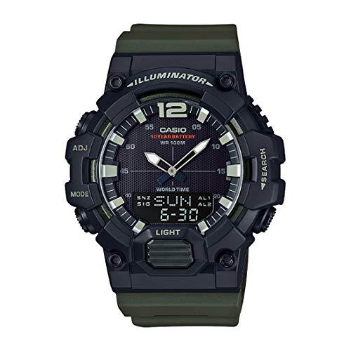Relógio Masculino Casio HDC-700-3AV - Preto/Verde Musgo