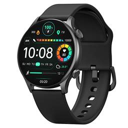 HAYLOU Solar Plus RT3 Smartwatch, 1.43"AMOLED Display Bluetooth Telefone Chamada Relógio Inteligente para Homens e Mulheres, Exibição Sempre Ativa, Monitor de Saúde, Bluetooth 5.3