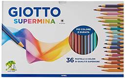 Lápis de Cor Giotto Supermina com 36 cores