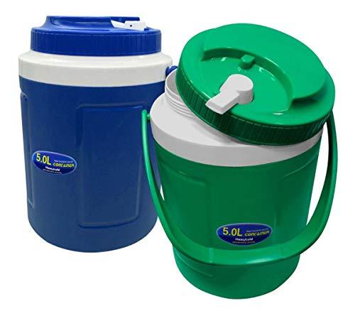 Cooler Caixa Térmica De 5 Litros Com Bico Dosador Portátil Cor Verde
