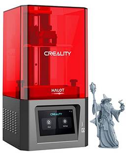 Impressora 3D de resina oficial Creality HALOT-ONE (CL-60) com fonte de luz Intergral precisa, controle WiFi e impressão rápida, sistema duplo de resfriamento e filtragem