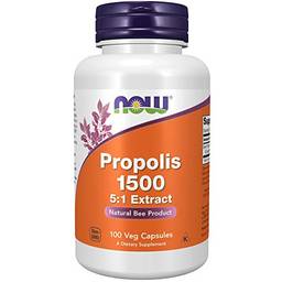 NOW Foods - Própolis 1500 mg. - 100 cápsulas vegetais
