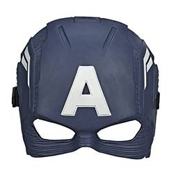 Acessório Marvel Vingadores: Ultimato - Máscara Capitão América com Tira Ajustável - C0480 - Hasbro, Azul e branco