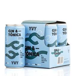 Yvy Destilaria Drink Gin Tônica (4 latas)