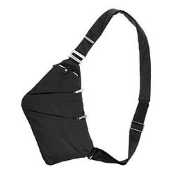 Moochy Sling Backpack Chest Bag Lightweight Outdoor Sport Travel Caminhada Anti-roubo Crossbody Shoulder Pack Bag Daypack para homens Mulheres