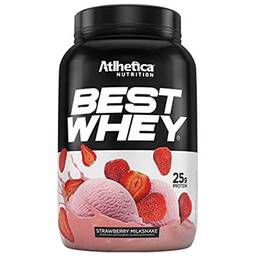 Best Whey Strawberry Milkshake, Athletica Nutrition, 900g