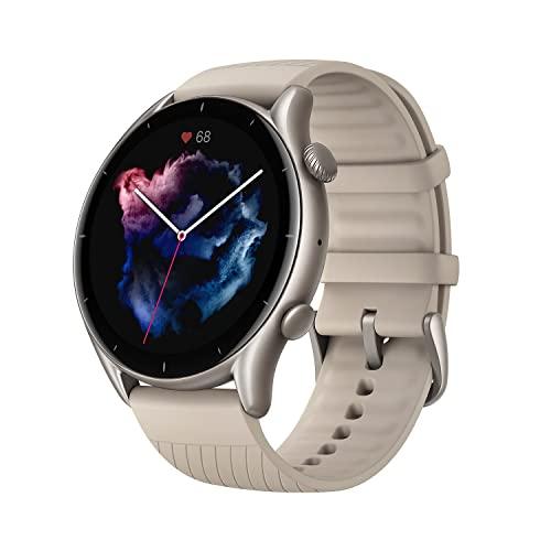 Novo amazfit gtr 3 GTR-3 gtr3 smartwatch 1.39 "amoled display alexa built-in gps monitoramento de saúde relógio inteligente para android ios _ Grey