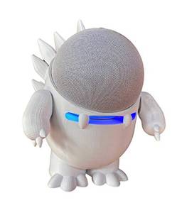 Suporte Splin de Mesa compatível com Echo Dot 4 modelo Dino Echosaurus (branco)