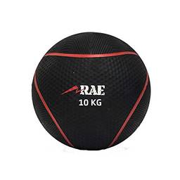 Bola Emborrachada para Treinamento Funcional - Medicine Ball 10 kg - Rae Fitness