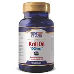 Óleo de Krill 1000 mg Vitgold 60 cápsulas