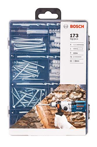 Bosch Kit De Fixação Brocas Pontas E Parafusos Com 173 Peças