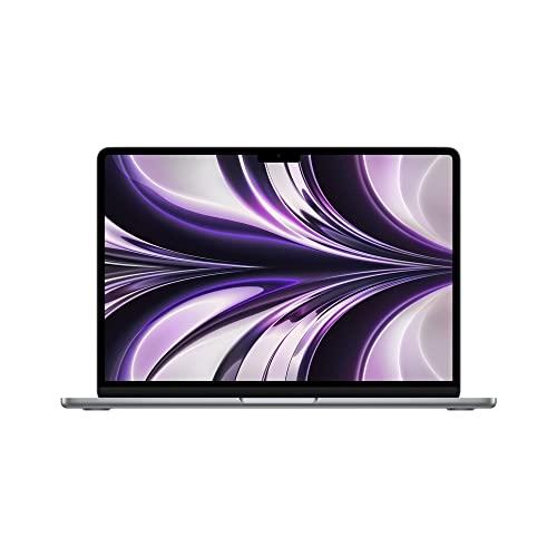 Notebook Apple MacBook Air de 13 polegadas: Chip M2 da Apple com CPU de oito núcleos e GPU de oito núcleos, de 256 GB SSD - Cinza-espacial