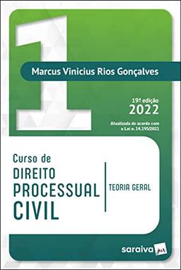 Curso de Direito Processual Civil Vol 1 - 19ª edição 2022