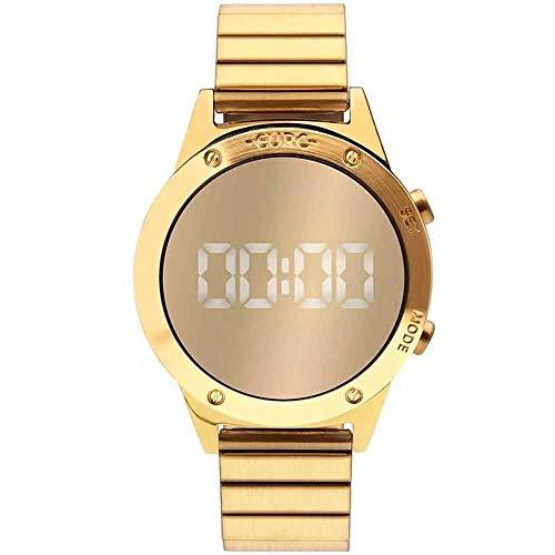 Relógio, Digital, EURO, EUJHS31BAB/K4D, feminino, Dourado