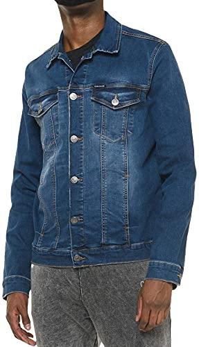 Jaqueta jeans Trucker,Calvin Klein,Masculino,Azul médio,GG