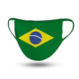 Máscara Divertida Brasil - Adulto 914681