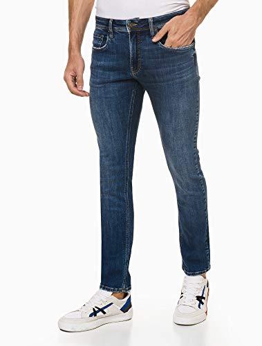 Calça Jeans,Skinny,Calvin Klein,Masculino,Azul médio,44