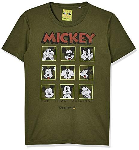 Colcci Fun Camiseta Mickey Faces, 6, Verde Balsamo