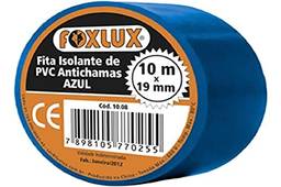 FOXLUX Fita Isolante 10 Mts Azul Foxlux