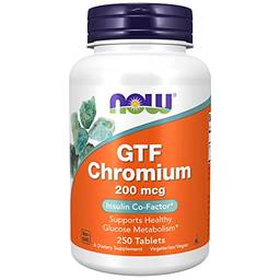 NOW Foods - GTF Chromium 200 mcg. - 250 comprimidos