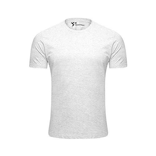 Camiseta Basica Premium II Branco 100% Algodão (M)