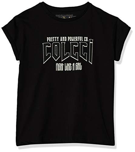 Camiseta Estampa Colcci Fun, Meninas, Preto, 14