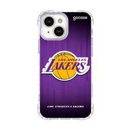 Capa Anti Impacto Slim Antiviral iPhone 13 NBA Los Angeles Lakers Piso