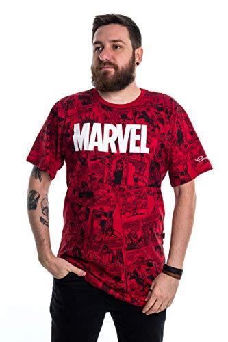 Camiseta Marvel More Than A Fan, Piticas, Unissex, Vermelho, G