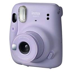 Câmera instantânea Fujifilm Instax Mini 11 Lilás + Bolsa + Filme Instax com 10 poses