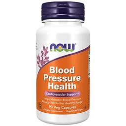 NOW Foods - Blood Pressure Health Suporte Cardiovascular - 90 cápsulas vegetais