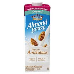 Alimento com Amêndoas Original Zero Açúcar Almond Breeze 1L