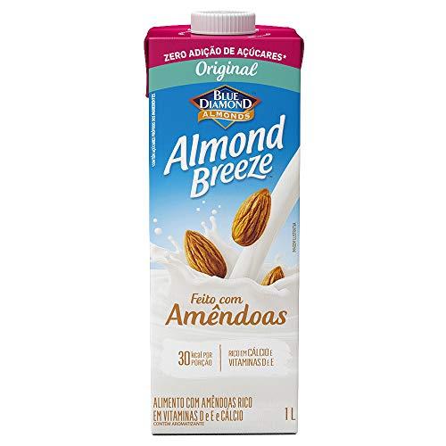 Alimento com Amêndoas Original Zero Açúcar Almond Breeze 1L