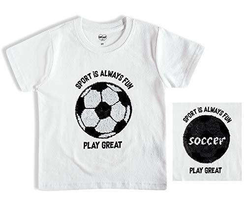 Camiseta Manga Curta, Meia Malha, Bola, Tip Top, Kids Menino, Branco, 4