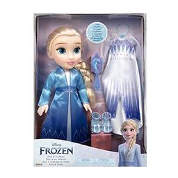 Boneca Disney Princess Frozen Elsa com Acessórios e Roupinha Multikids - BR1930