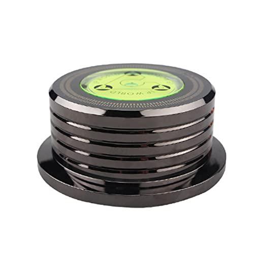 KKcare Gravador de peso estabilizador 50Hz nível de bolha detecção de velocidade toca-discos LP grampo estabilizador de disco para toca-discos de vinil
